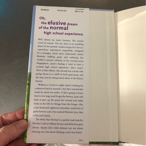 Ten Miles Past Normal, By: Frances O'roark Dowell, Hardback book - Picture 2 of 6